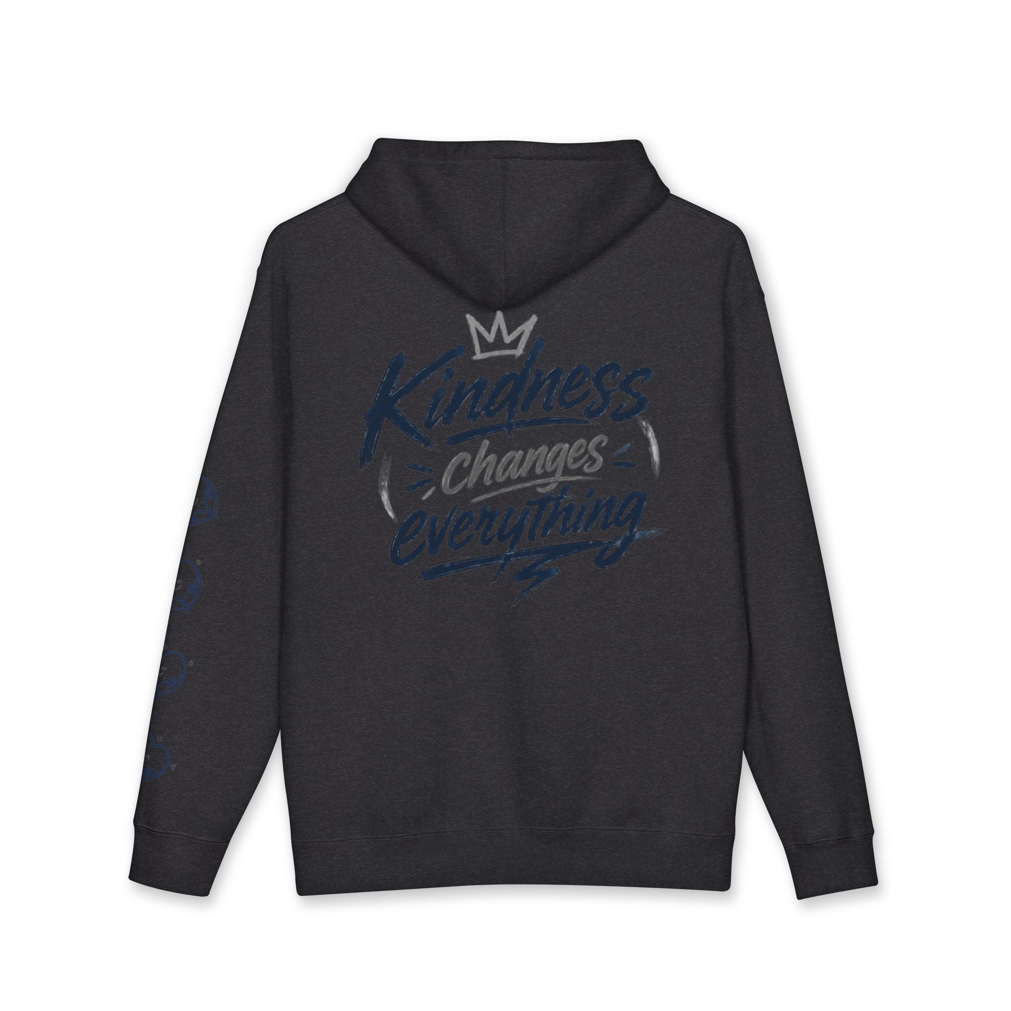 Kindness Changes Everything Hoodie – Heart Hands Graphic Inspirational Pullover