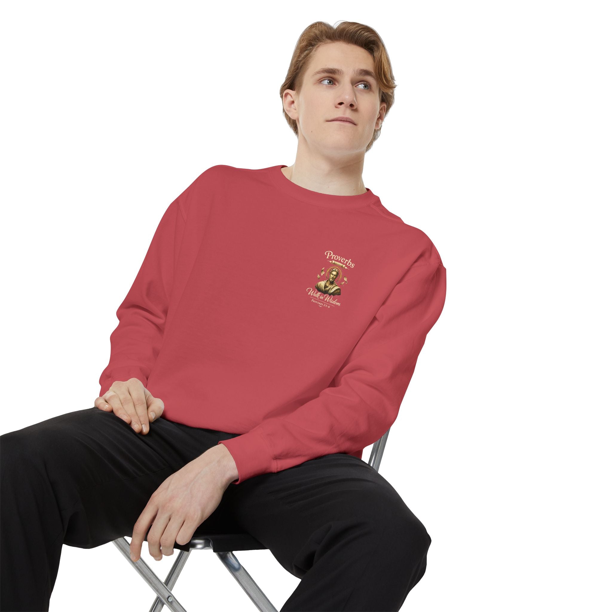Proverbs Scripture Sweatshirt | Biblical Quote Christian Pullover | Inspirational Faith Crewneck