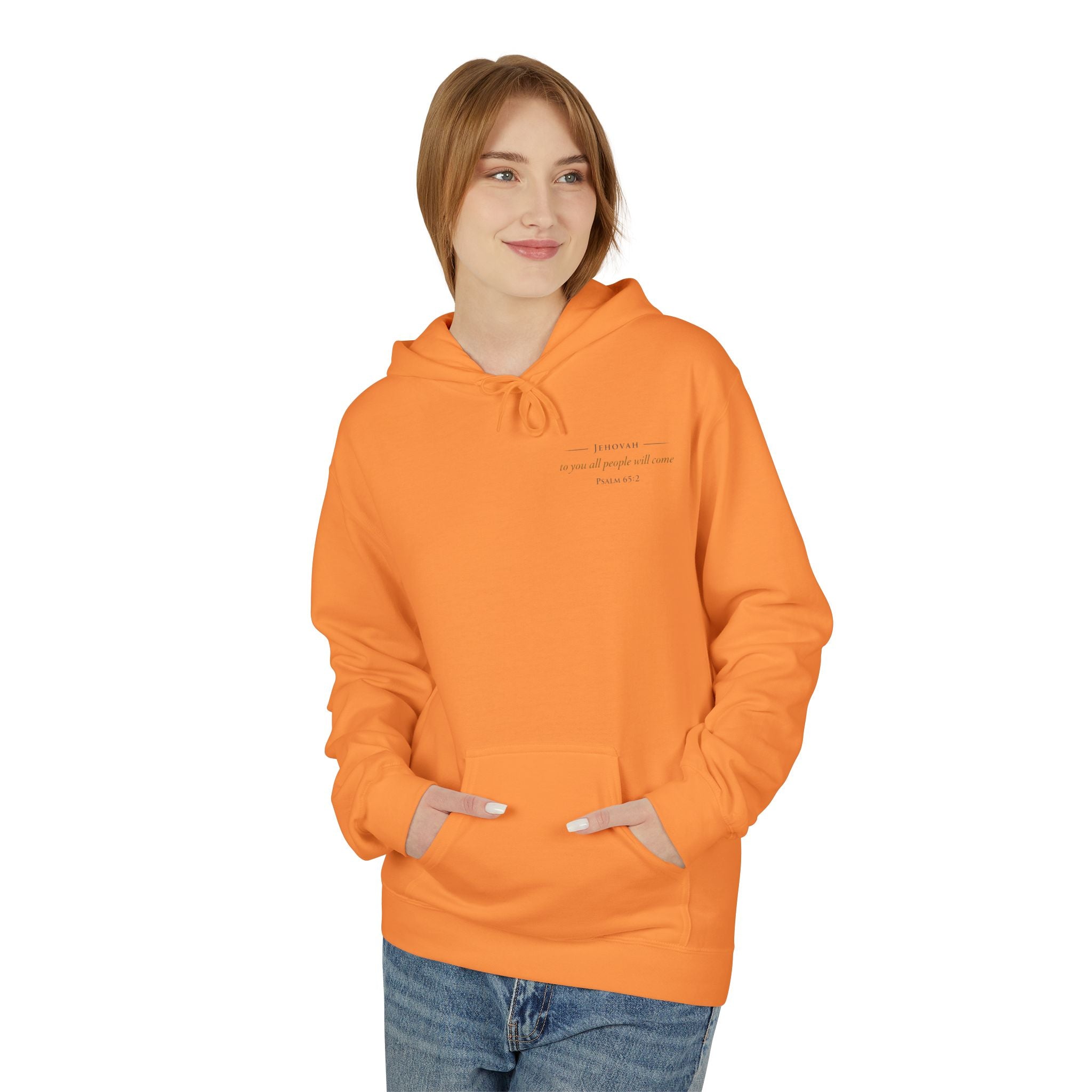 Prayer Hoodie – “O Hearer of Prayer” Psalm 65:2 Christian Pullover | Faith & Freedom Creations