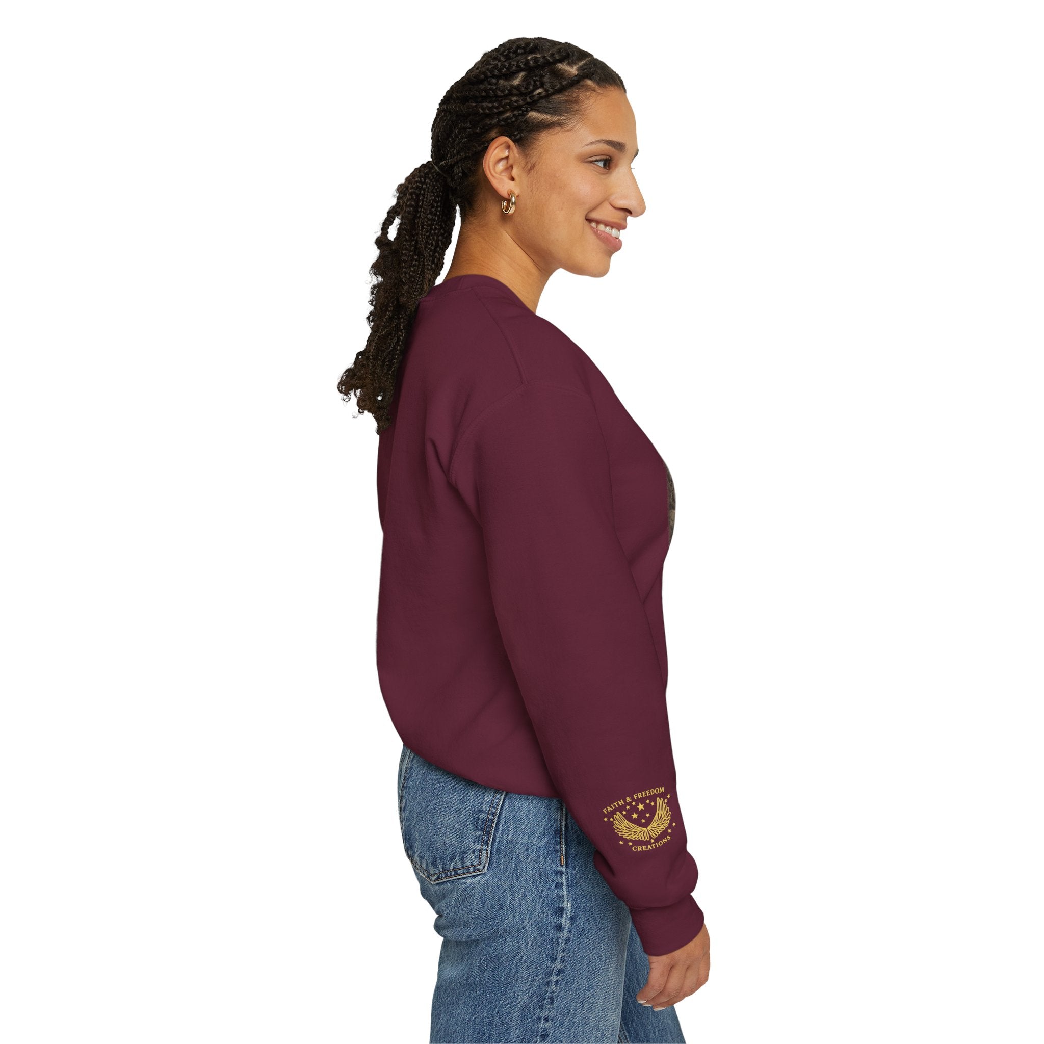 Noah – Crewneck Sweatshirt | “Ark Cruise Liner” Vintage Illustration – Five-Star Faith Series
