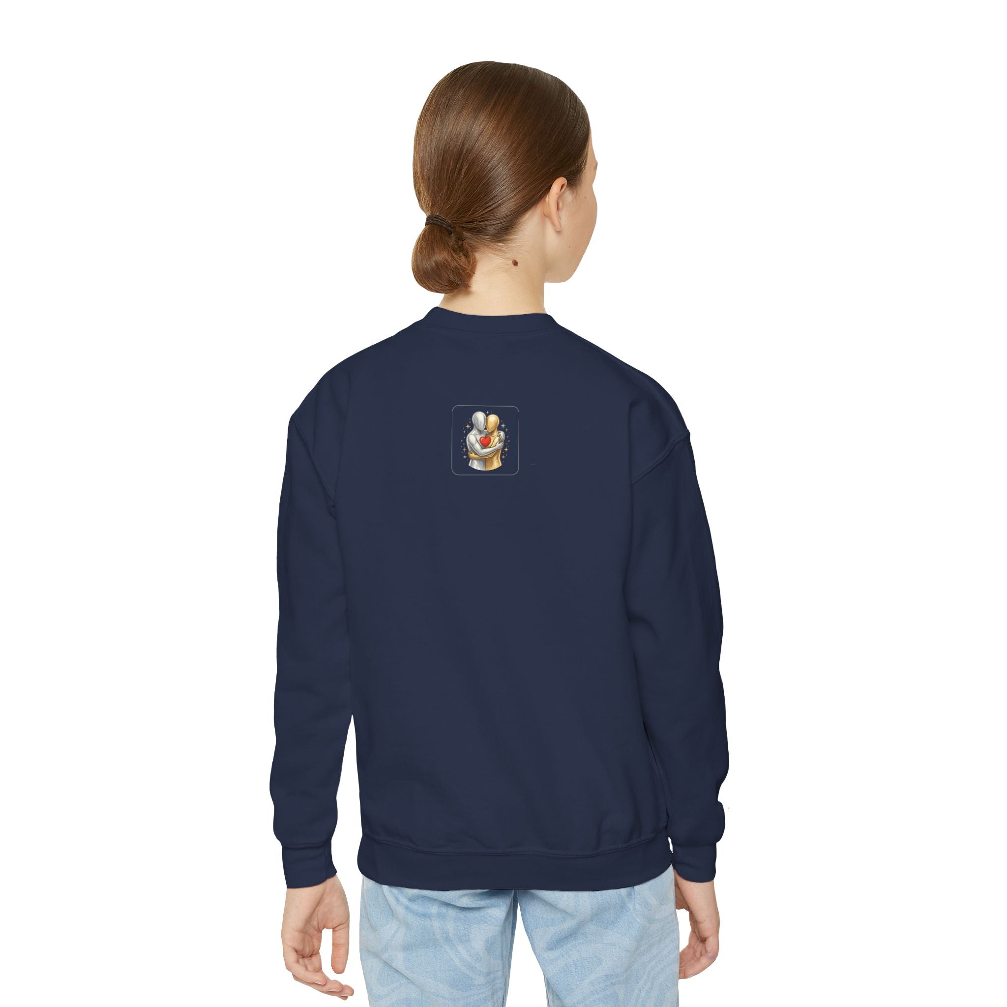 Kindness Changes Everything Youth Crewneck Sweatshirt – Inspirational Kids Pullove