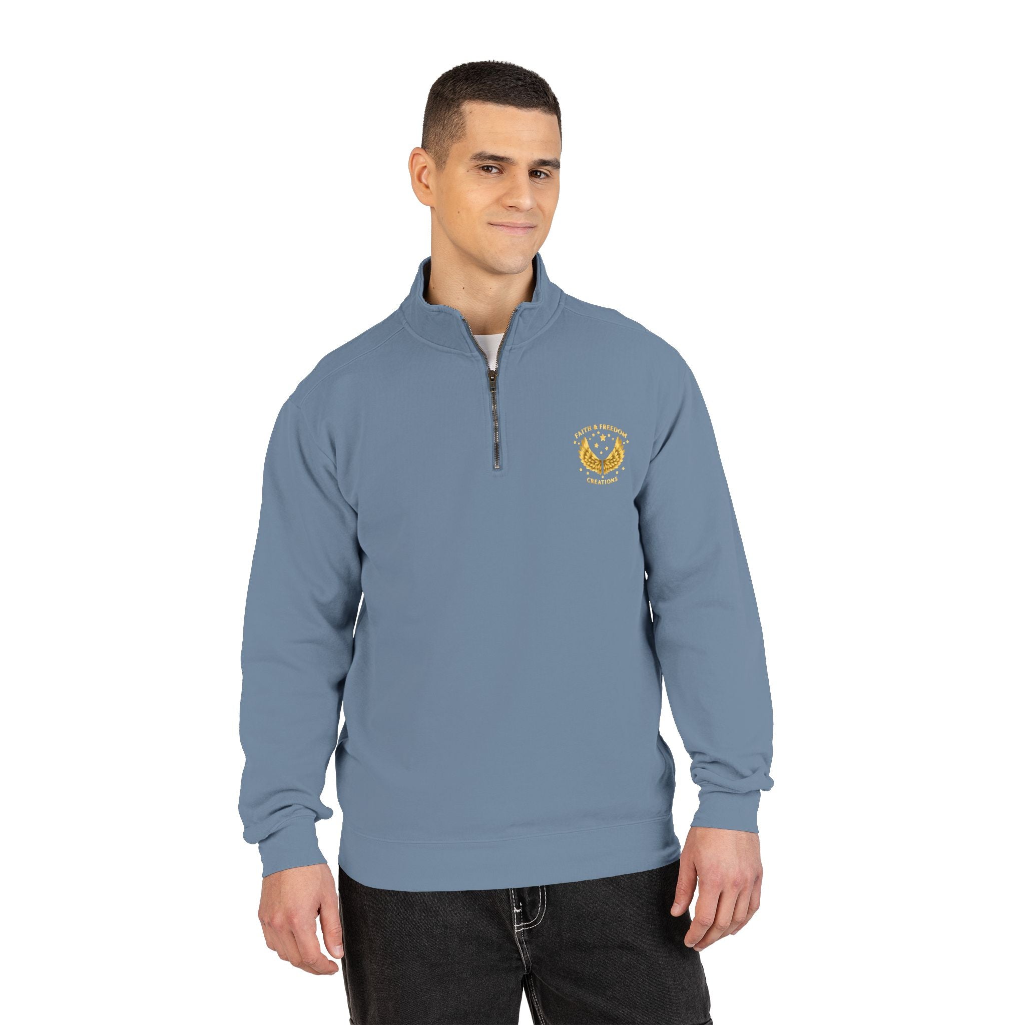 Noah – Quarter-Zip Sweatshirt | “No Room Service — Lots of Rain” Review – Five-Star Faith Series