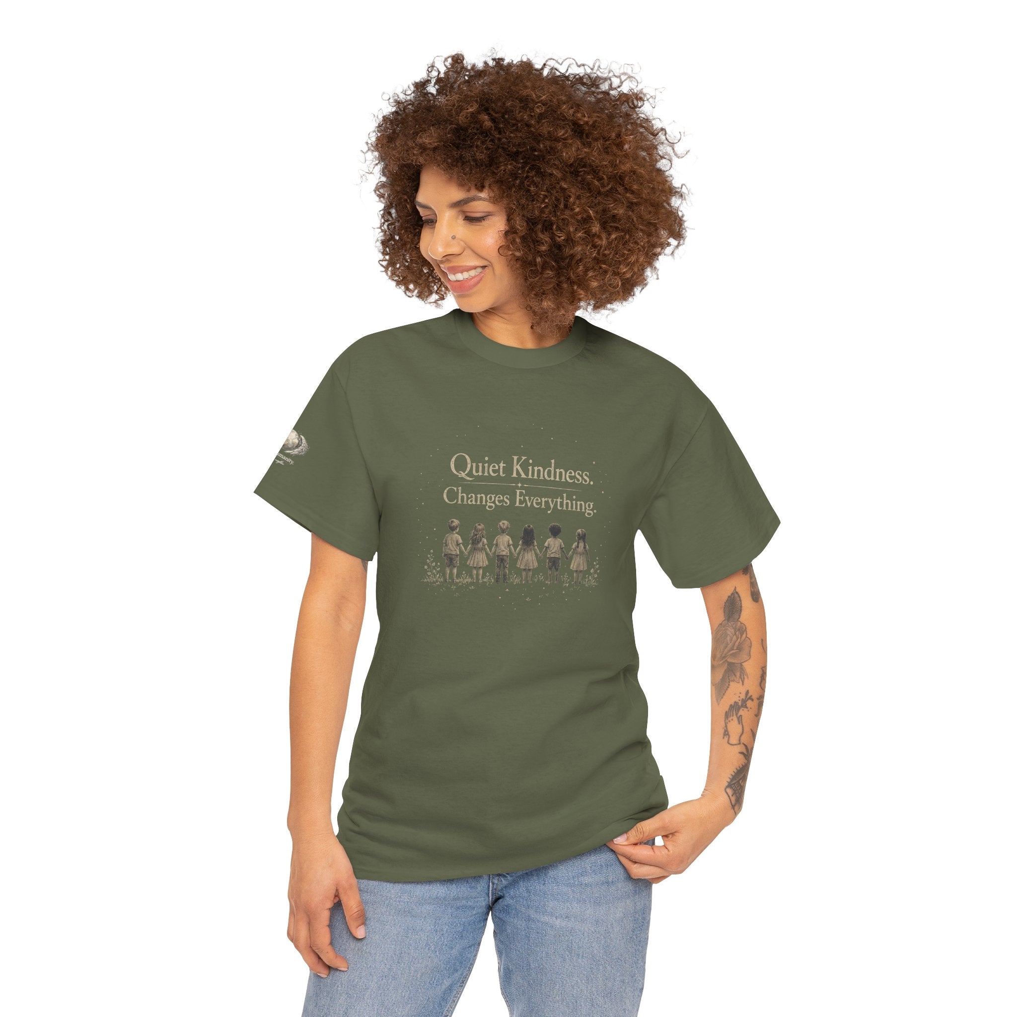 Kindness Graphic Tee – “Quiet Kindness Changes Everything” Inspirational T-Shirt
