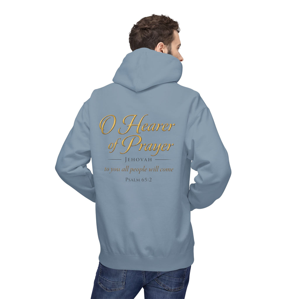 Prayer Hoodie – “O Hearer of Prayer” Psalm 65:2 Christian Pullover | Faith & Freedom Creations