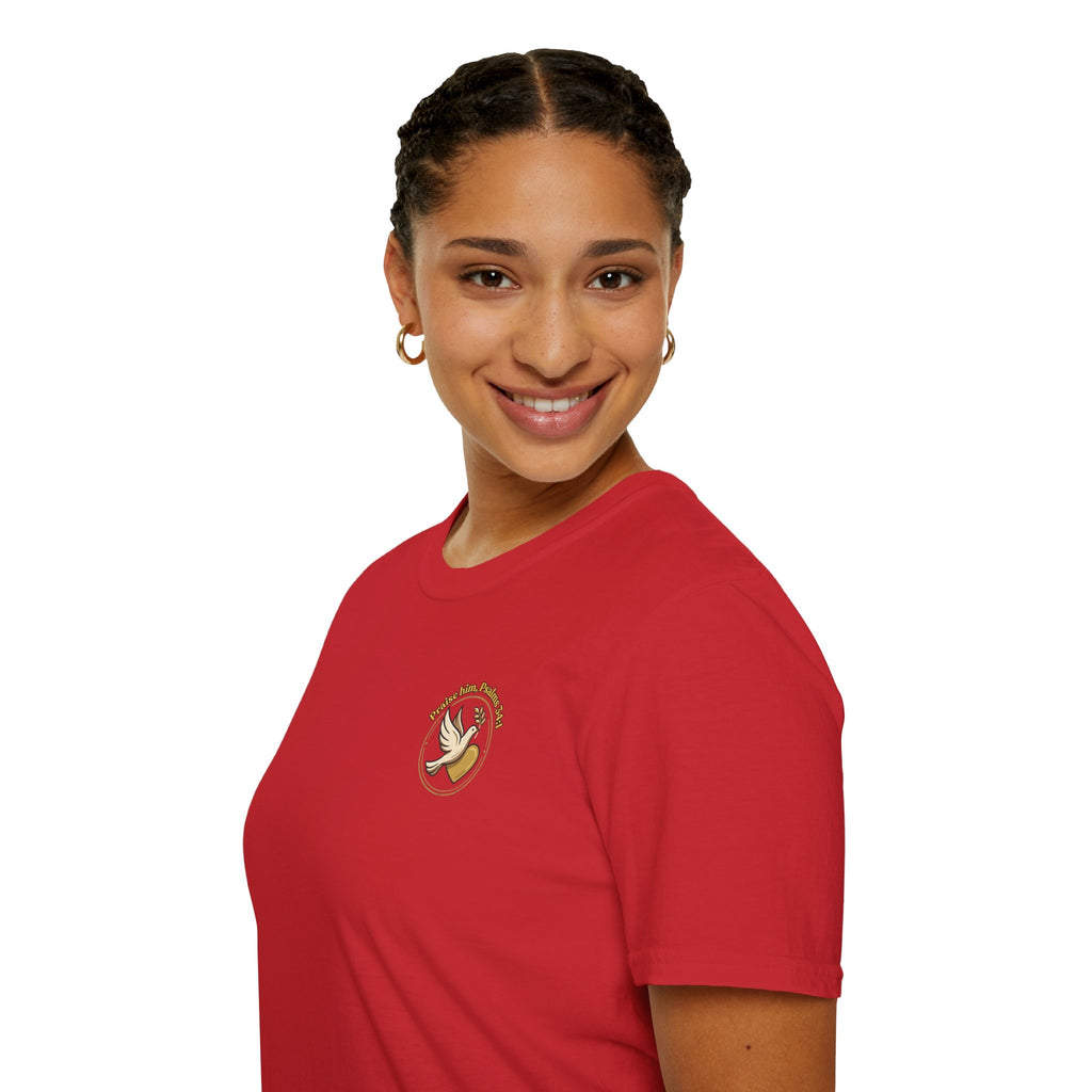 Dove of Peace Pocket T-Shirt | Pray Love Remember Christian Tee | Faith Freedom Creations