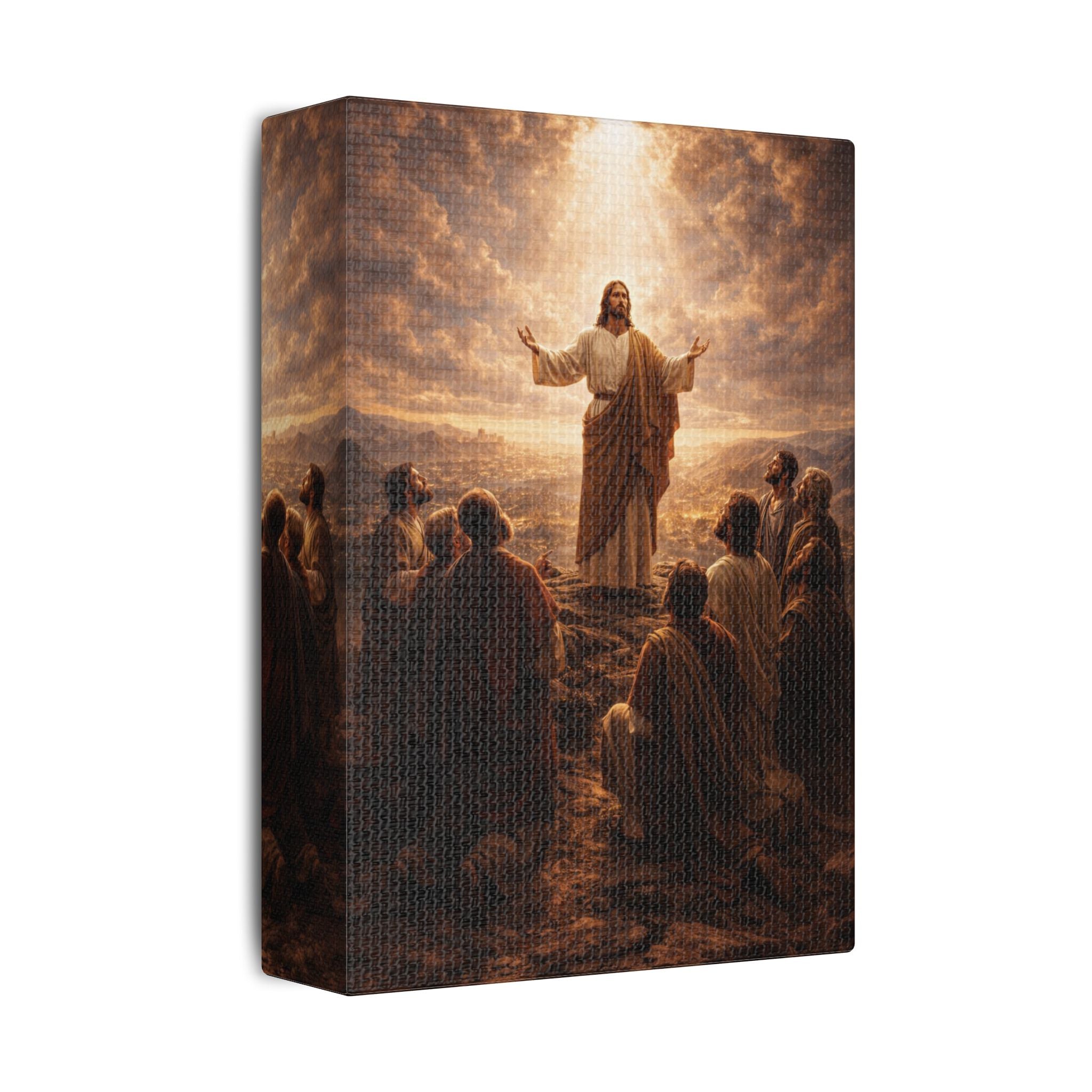 The Sermon – Religious Christ Wall Art Canvas Print