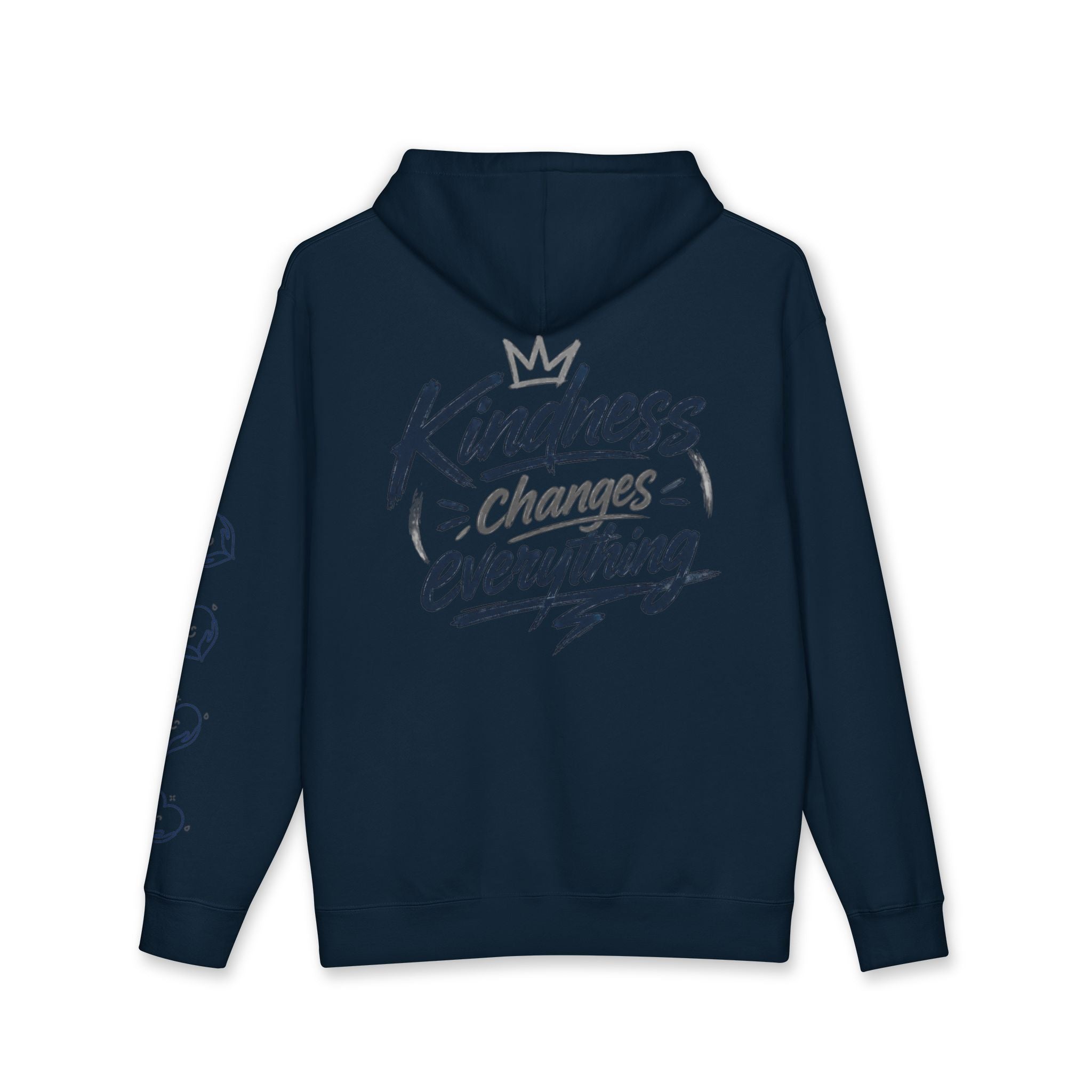 Kindness Changes Everything Hoodie – Heart Hands Graphic Inspirational Pullover