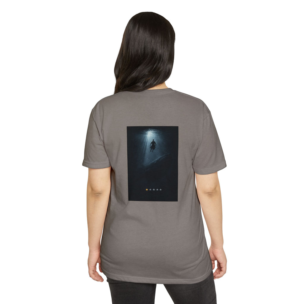 Jonah – Back Print T-Shirt | Atmospheric Deep Sea Graphic – Five-Star Faith Series