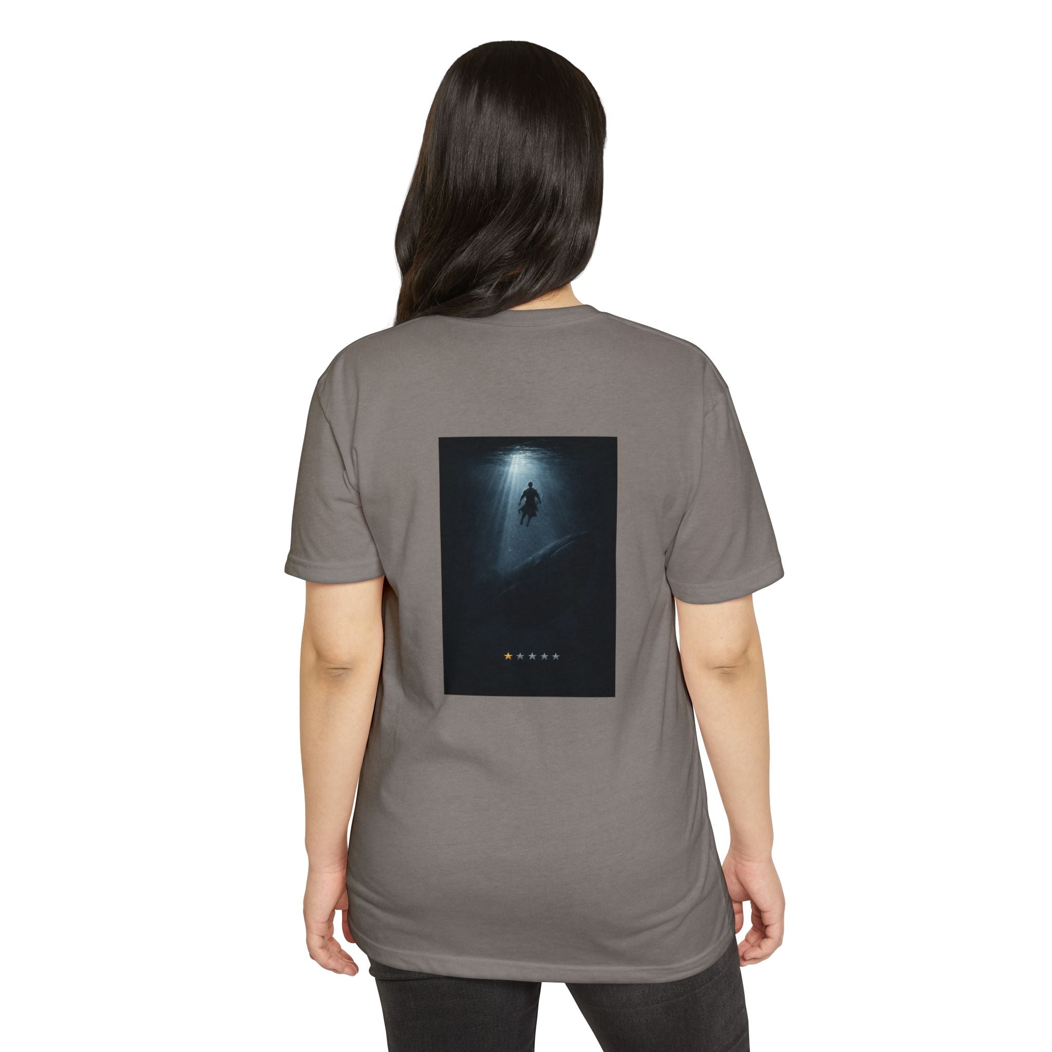 Jonah – Back Print T-Shirt | Atmospheric Deep Sea Graphic – Five-Star Faith Series