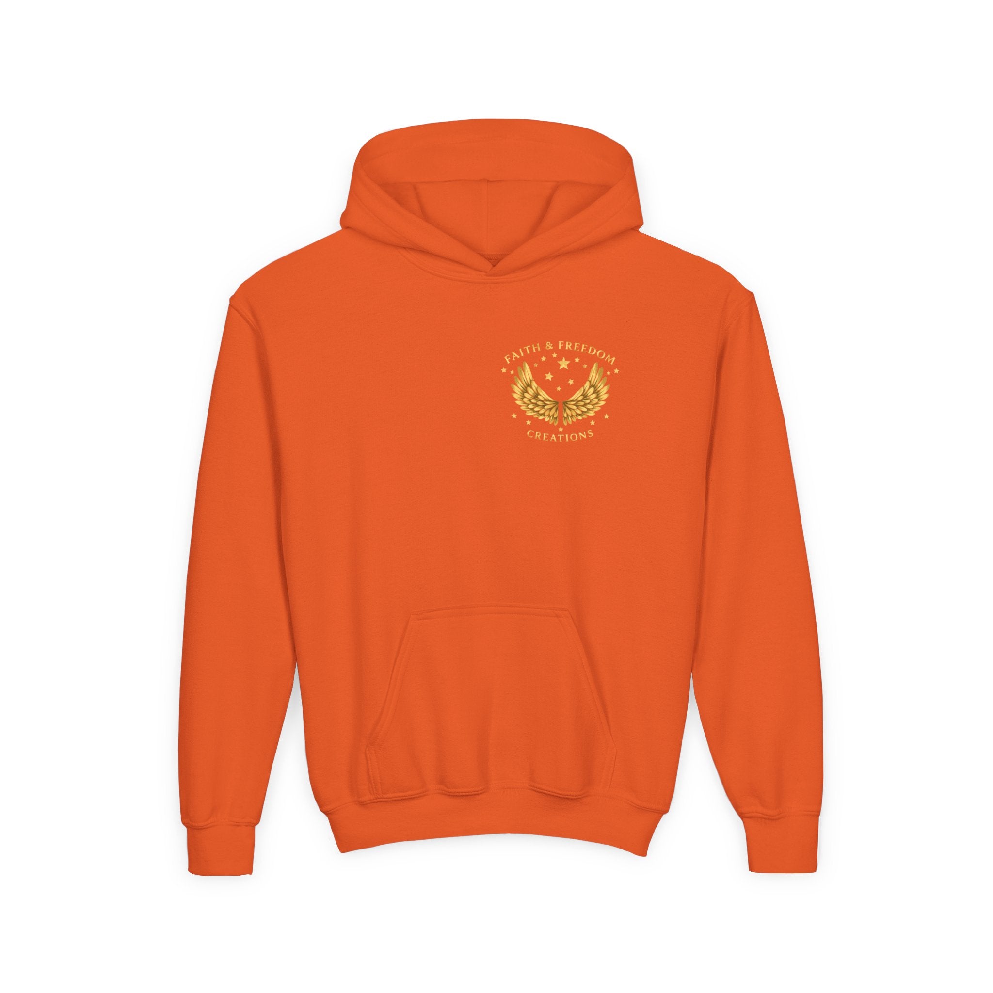 Youth “Be Kind to One Another” Hoodie – Cute Bunny Night Sky Scripture Sweatshirt