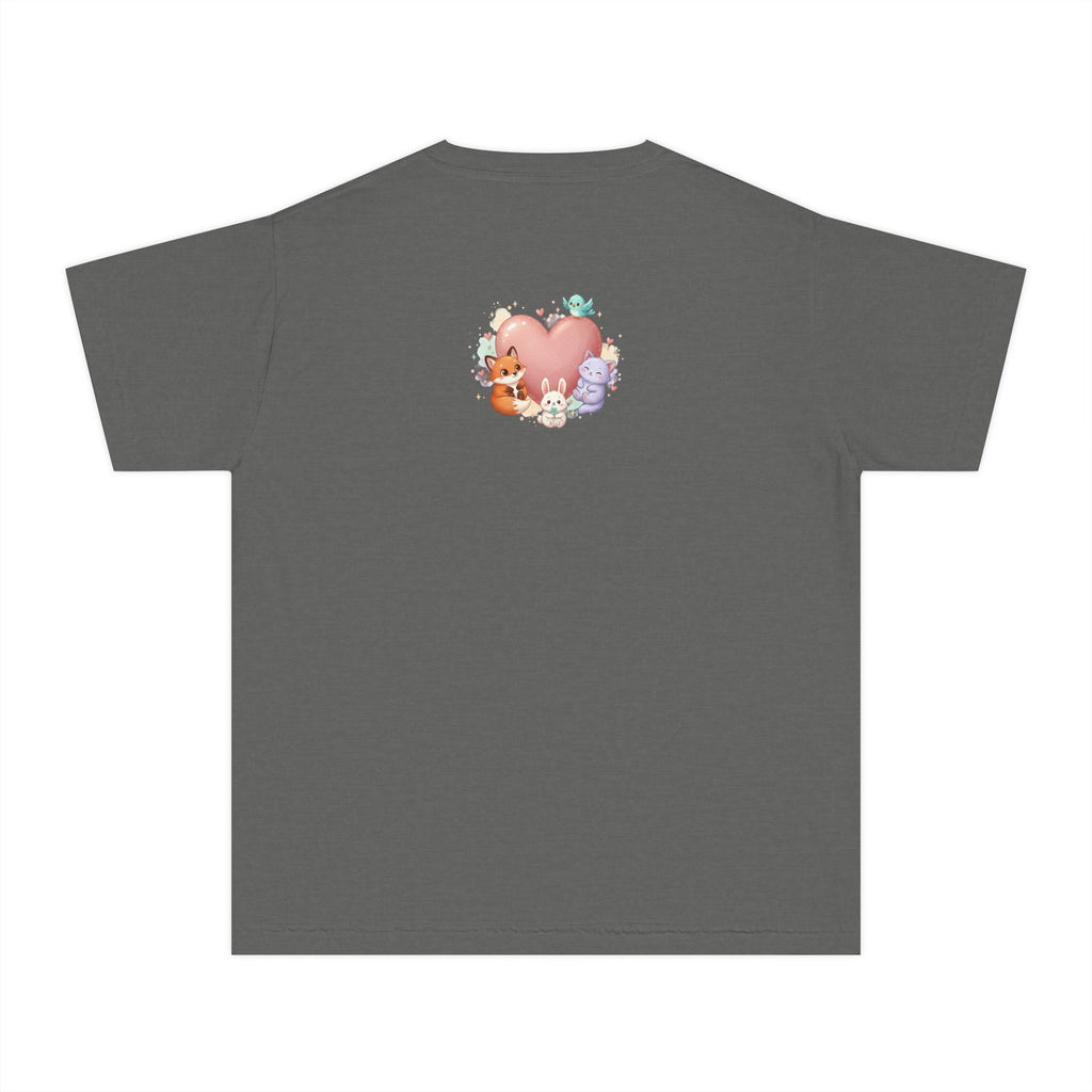 Youth Kindness Changes Everything Tee | Cute Elephant Kids Shirt | Inspirational Children’s Graphic T-Shirt