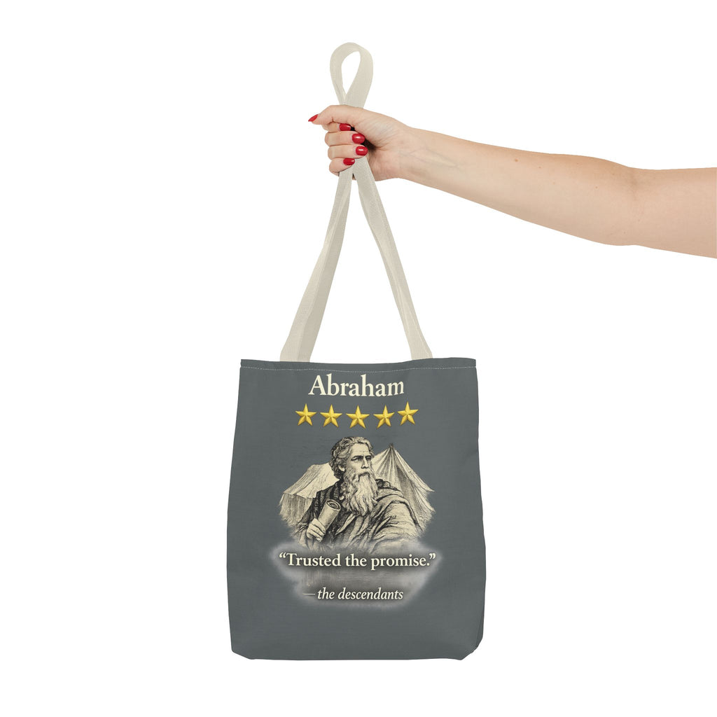 Abraham – Tote Bag | “Trusted the Promise” Patriarch Graphic – Five-Star Faith Series
