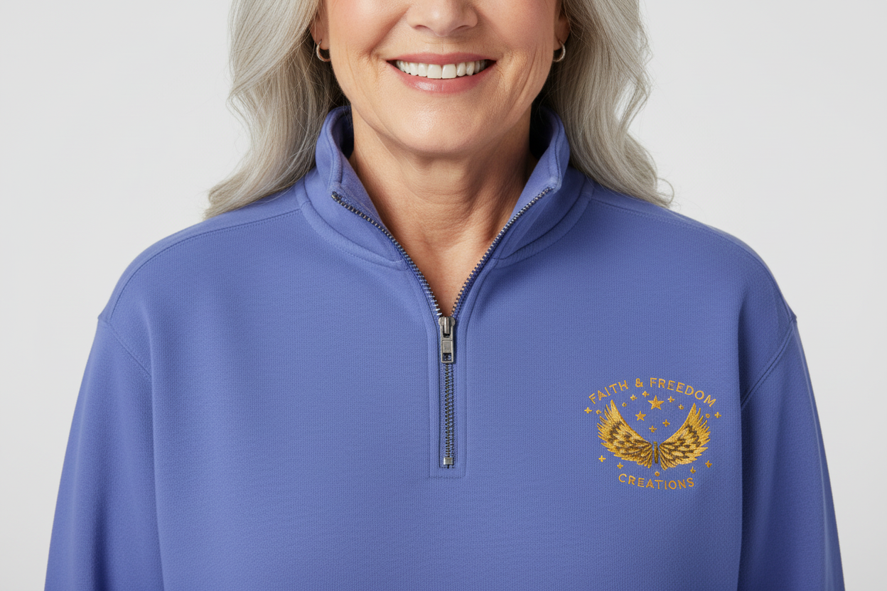 Noah – Quarter-Zip Sweatshirt | “No Room Service — Lots of Rain” Review – Five-Star Faith Series