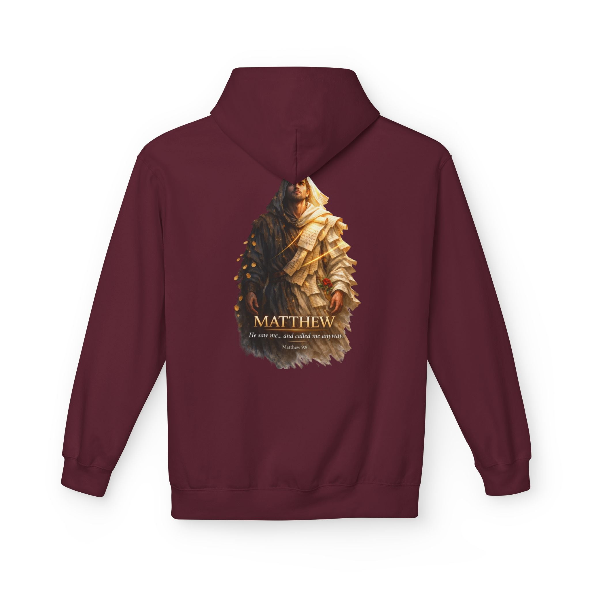 Matthew Gospel Hoodie | Inspirational Christian Faith Hoodie | Scripture Inspired Pullover