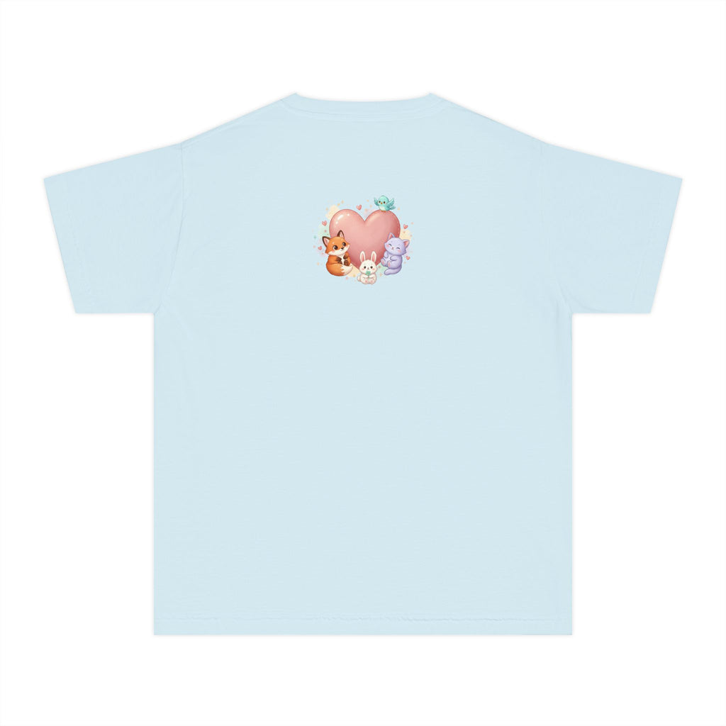 Youth Kindness Changes Everything Tee | Cute Elephant Kids Shirt | Inspirational Children’s Graphic T-Shirt