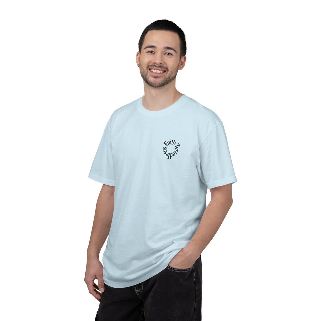 Jesus Loves You Personalized Faith T-Shirt — Custom Back Christian Graphic Tee