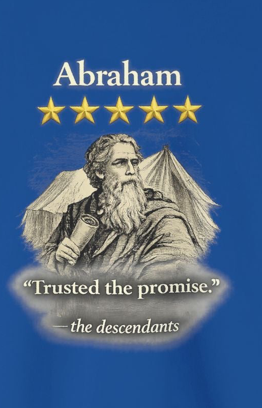 Abraham – Patriarch Hoodie | “I Trusted the Promise” Graphic – Five-Star Faith Series