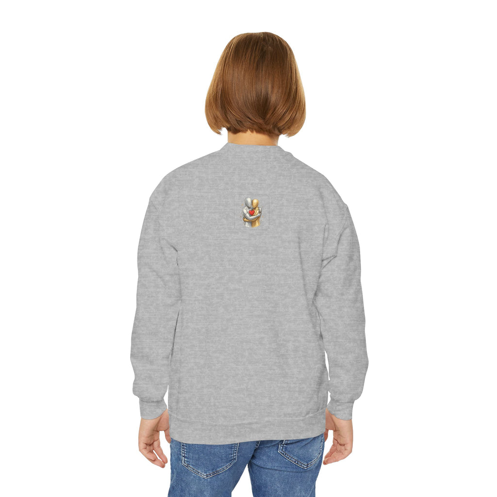 Kindness Changes Everything Youth Crewneck Sweatshirt – Inspirational Kids Pullove