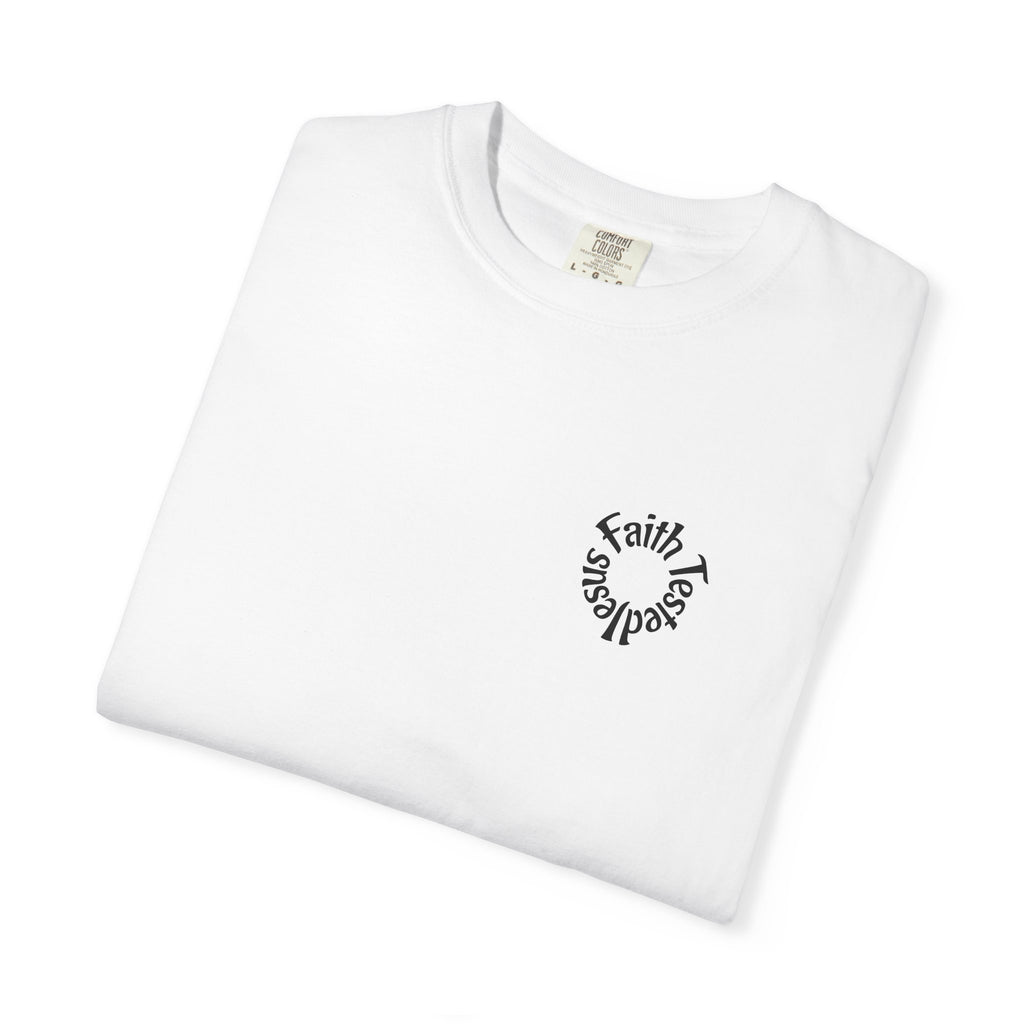 Jesus Loves You Personalized Faith T-Shirt — Custom Back Christian Graphic Tee