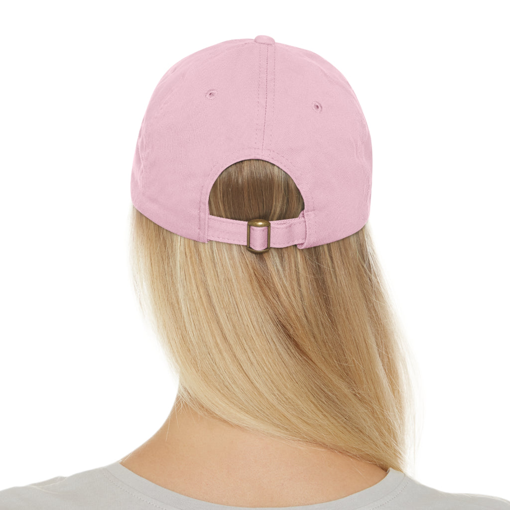 Walk Humbly Leather Patch Dad Hat | Micah 6:8 Christian Outdoor Cap | Faith Freedom Creations
