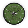 Guided by Faith Compass Wall Clock | Rustic Christian Clock | Inspirational Faith Home Decor