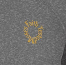 Moses Five-Star Faith Series – Raglan Sweatshirt | “Staff Worked. Sea Moved.” Faith Graphic