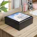 King of Kings - White Horse Jewelry Box with Heavenly Clouds