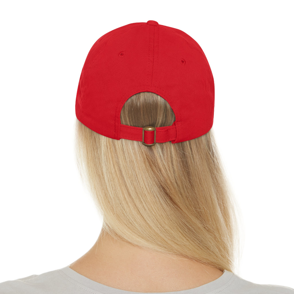 Walk Humbly Leather Patch Dad Hat | Micah 6:8 Christian Outdoor Cap | Faith Freedom Creations