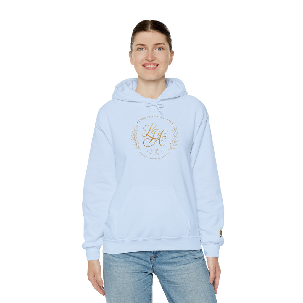 Love People Anyway Hoodie | Inspirational Christian Hooded Sweatshirt | Faith Freedom Creations