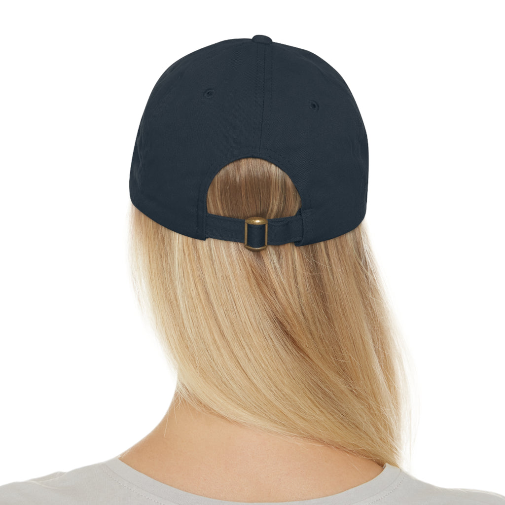 Walk Humbly Leather Patch Dad Hat | Micah 6:8 Christian Outdoor Cap | Faith Freedom Creations