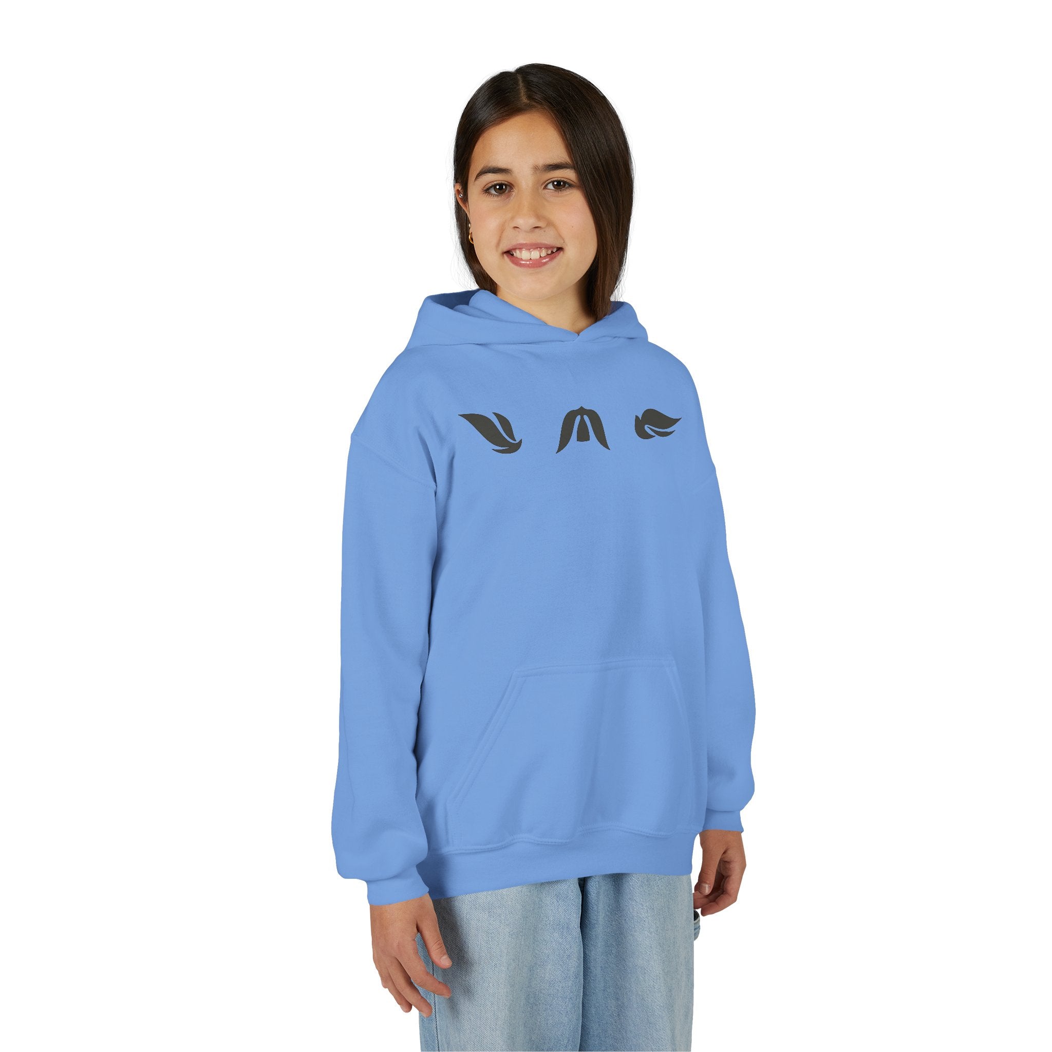 Youth “The Lord is My Light & Salvation” Hoodie – Psalm 27 Christian Kids Sweatshirt