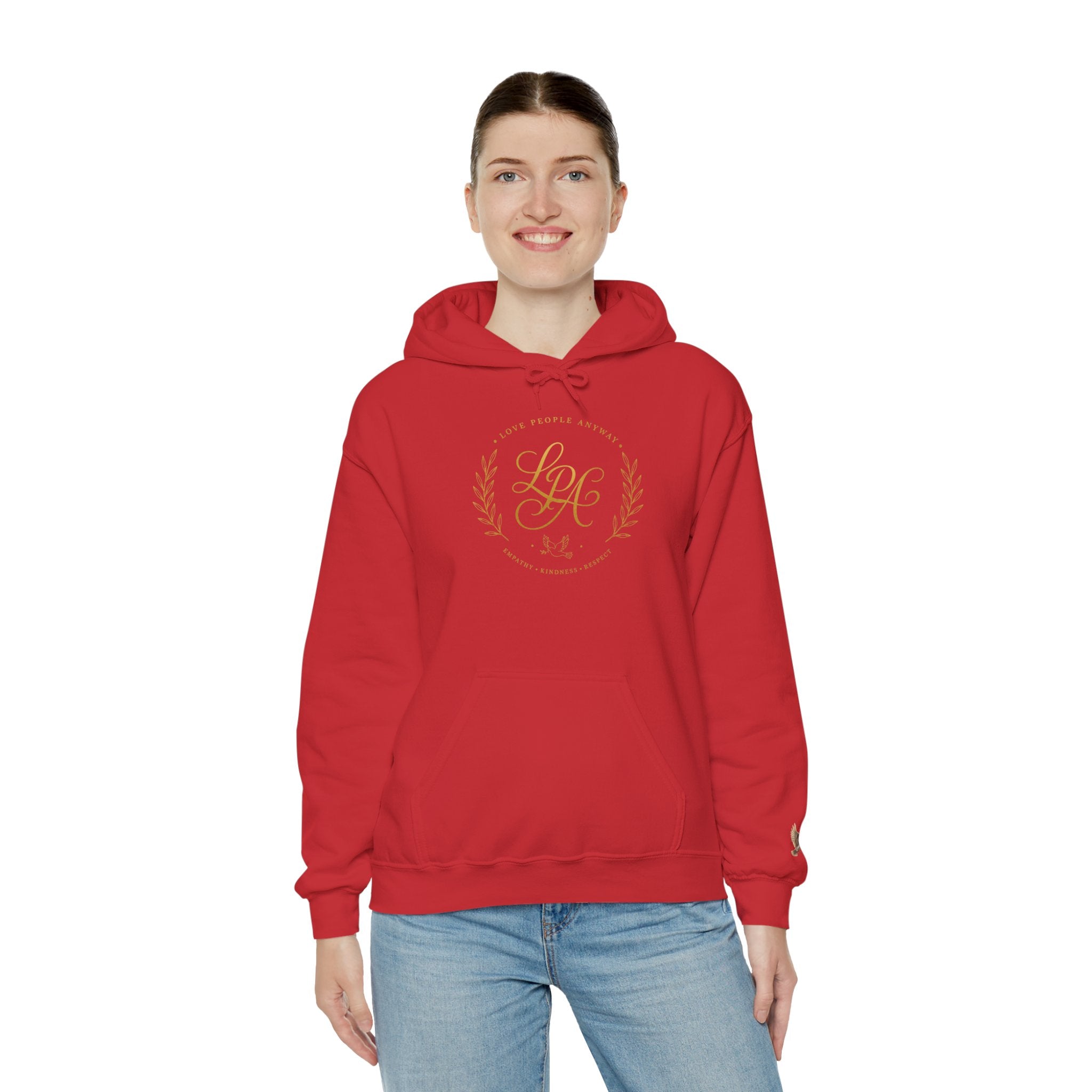 Love People Anyway Hoodie | Inspirational Christian Hooded Sweatshirt | Faith Freedom Creations