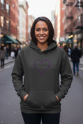 'Pray Incessantly' Heart Script Hoodie — Faith-Inspired Pullover