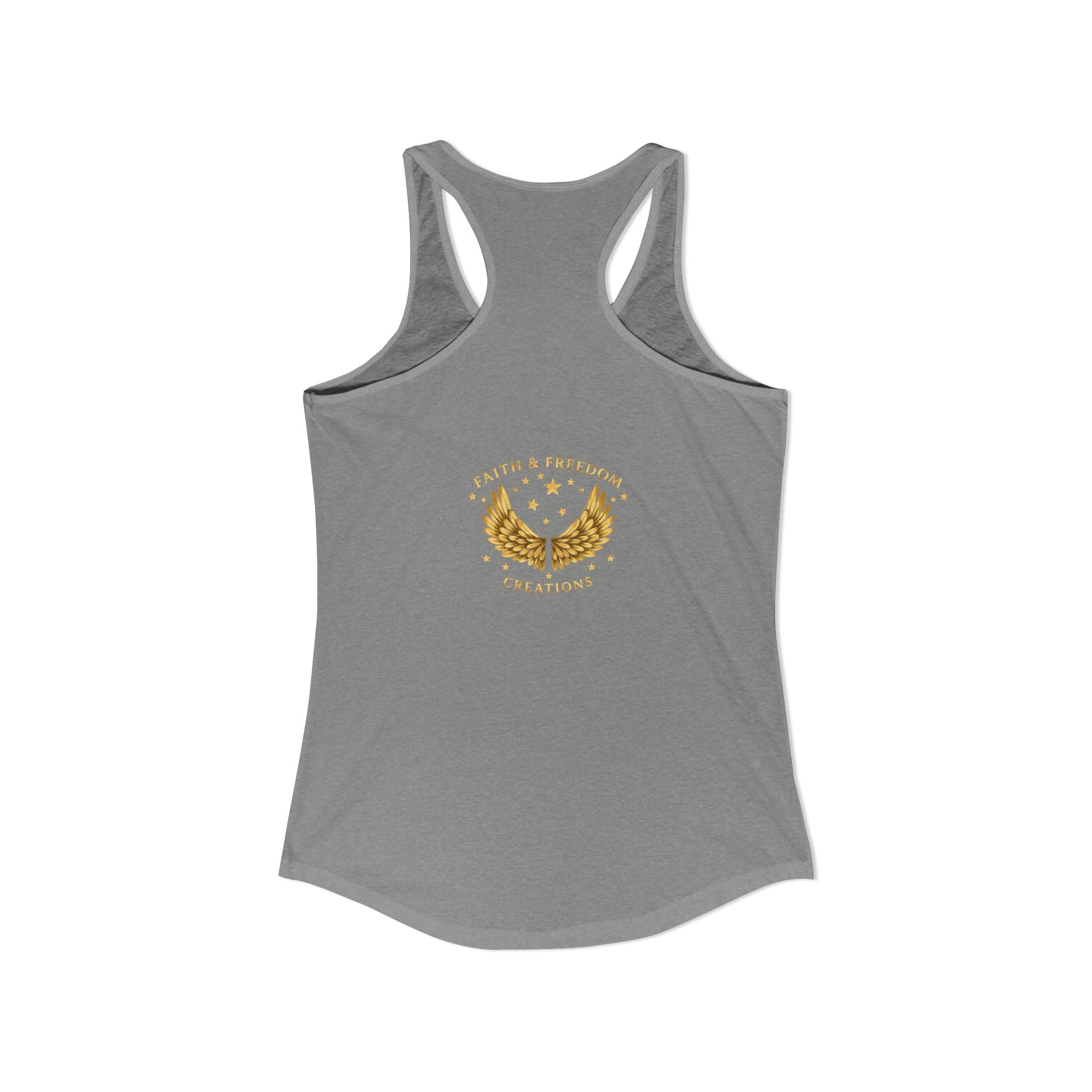 Cherish Loyalty – Women’s Racerback Tank | Inspirational Faith Graphic