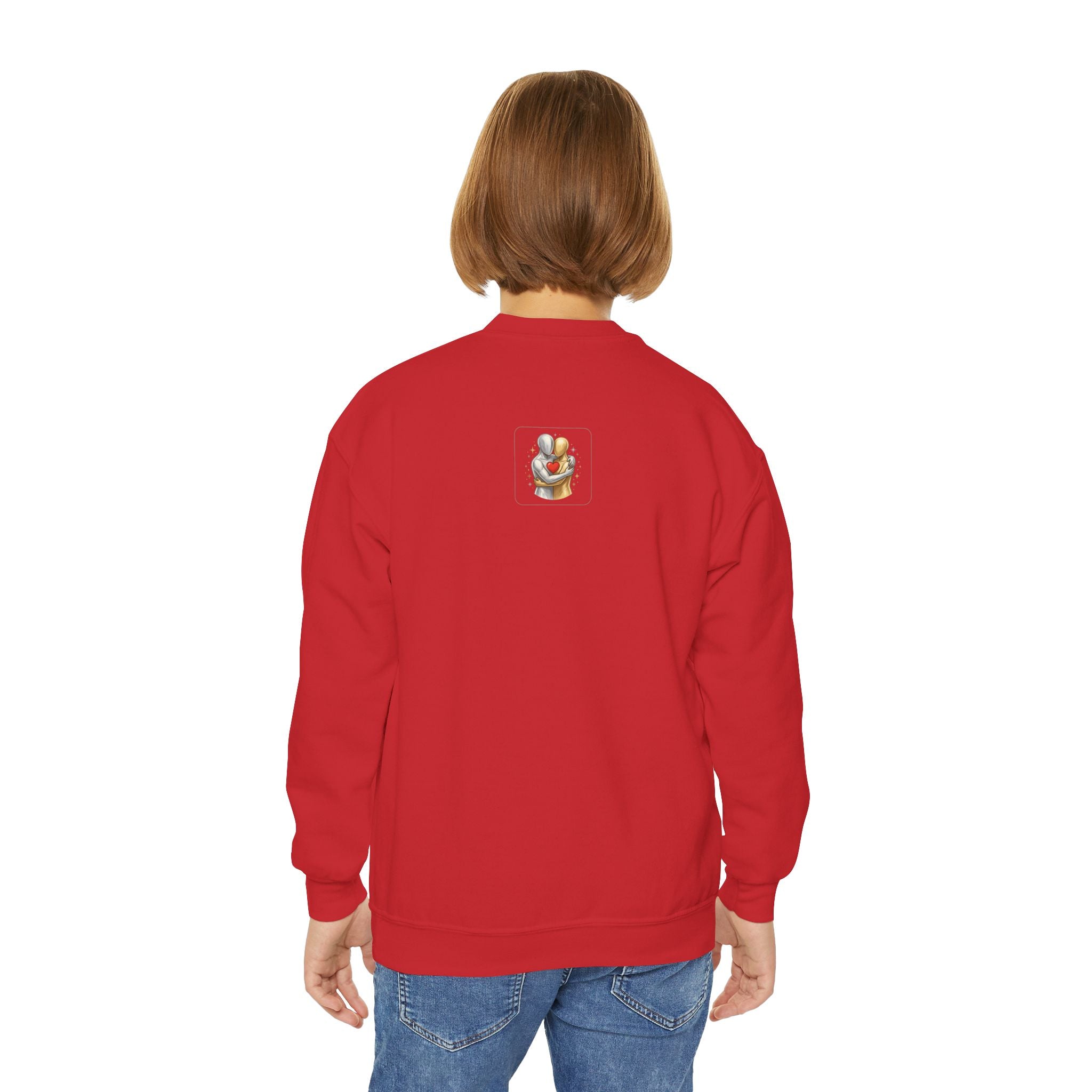Kindness Changes Everything Youth Crewneck Sweatshirt – Inspirational Kids Pullove