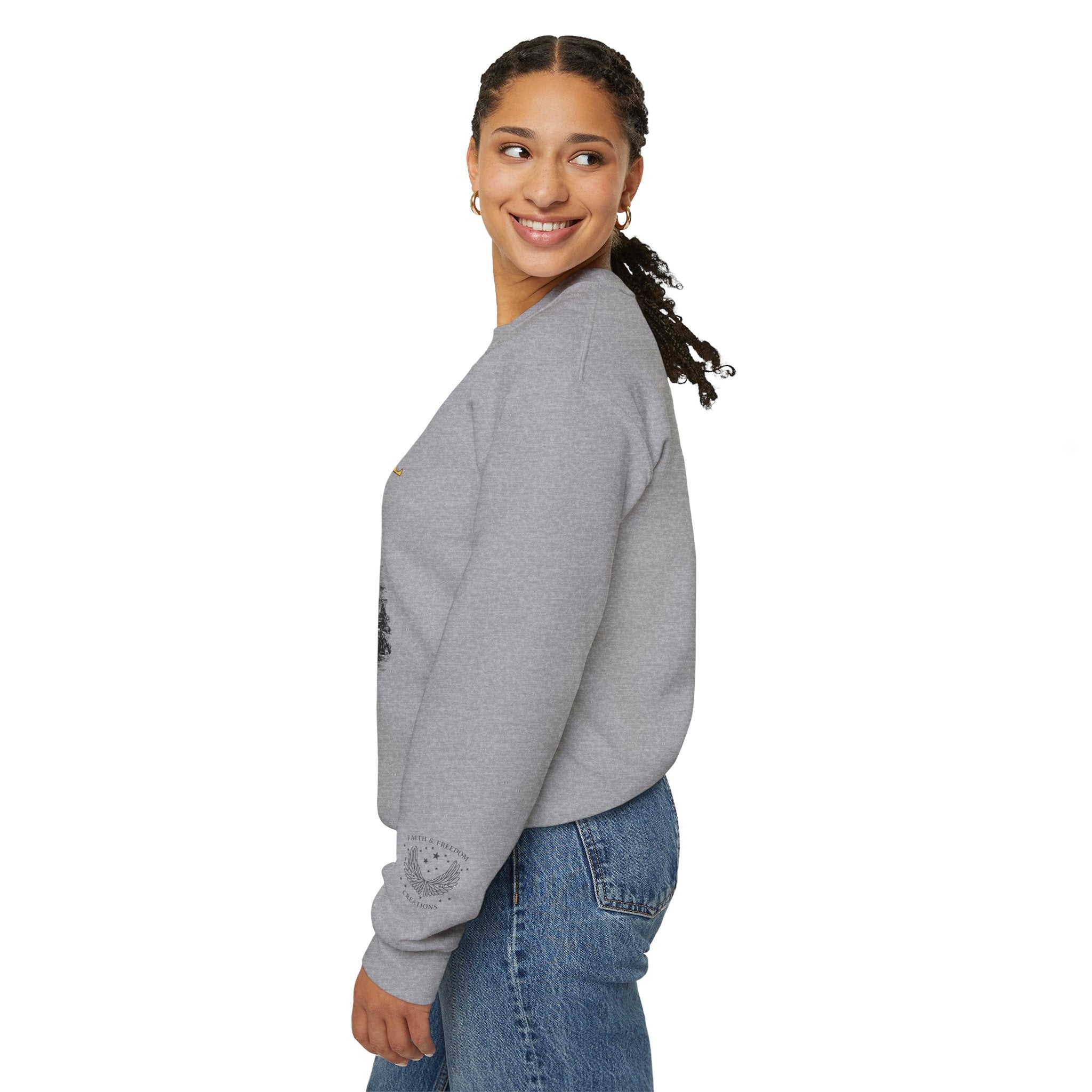 Tower of Babel – Crewneck Sweatshirt | “Review” Vintage Graphic – Five-Star Faith Series