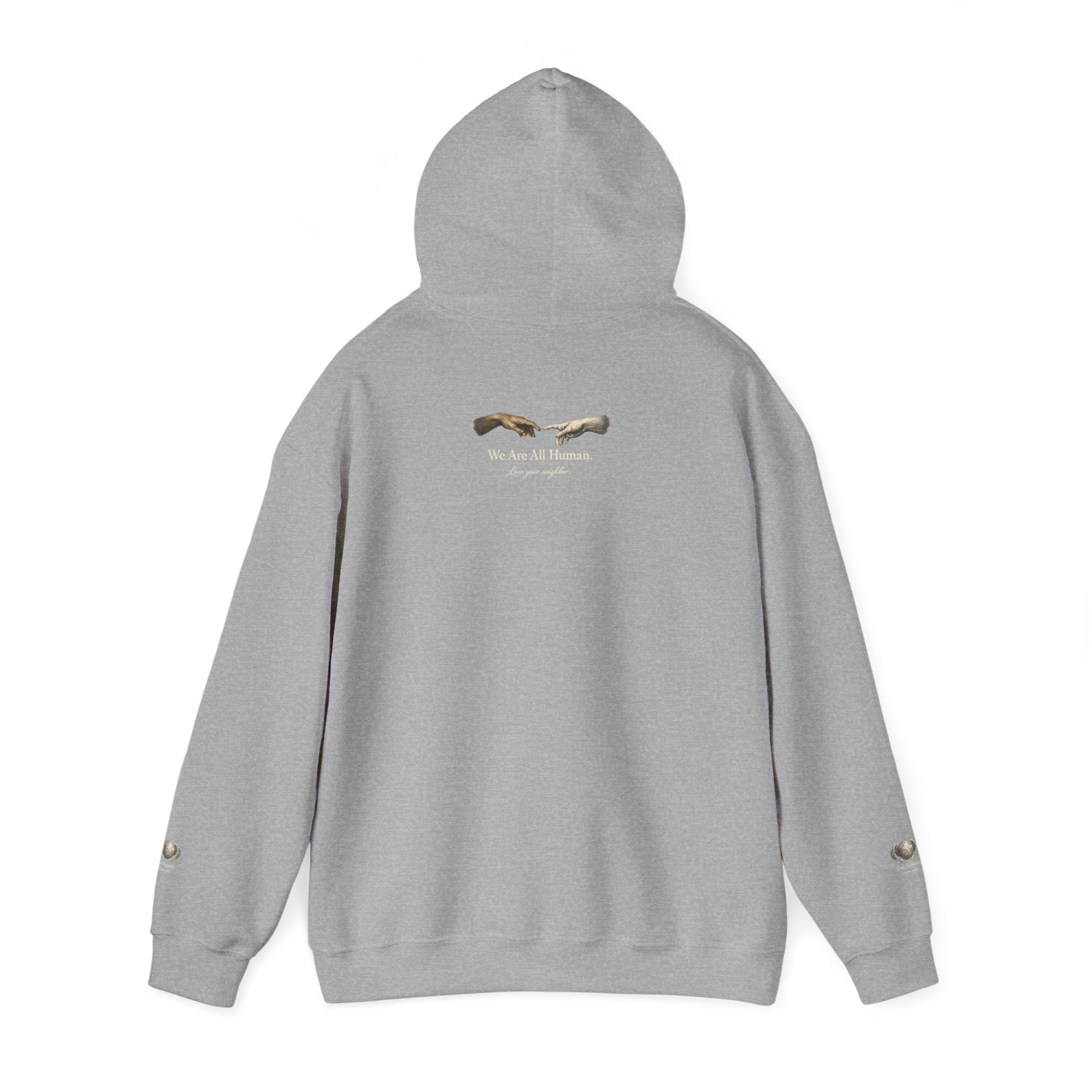 “Love People Anyway” Hoodie – Inspirational Script Graphic Sweatshirt | Compassion Message Pullover