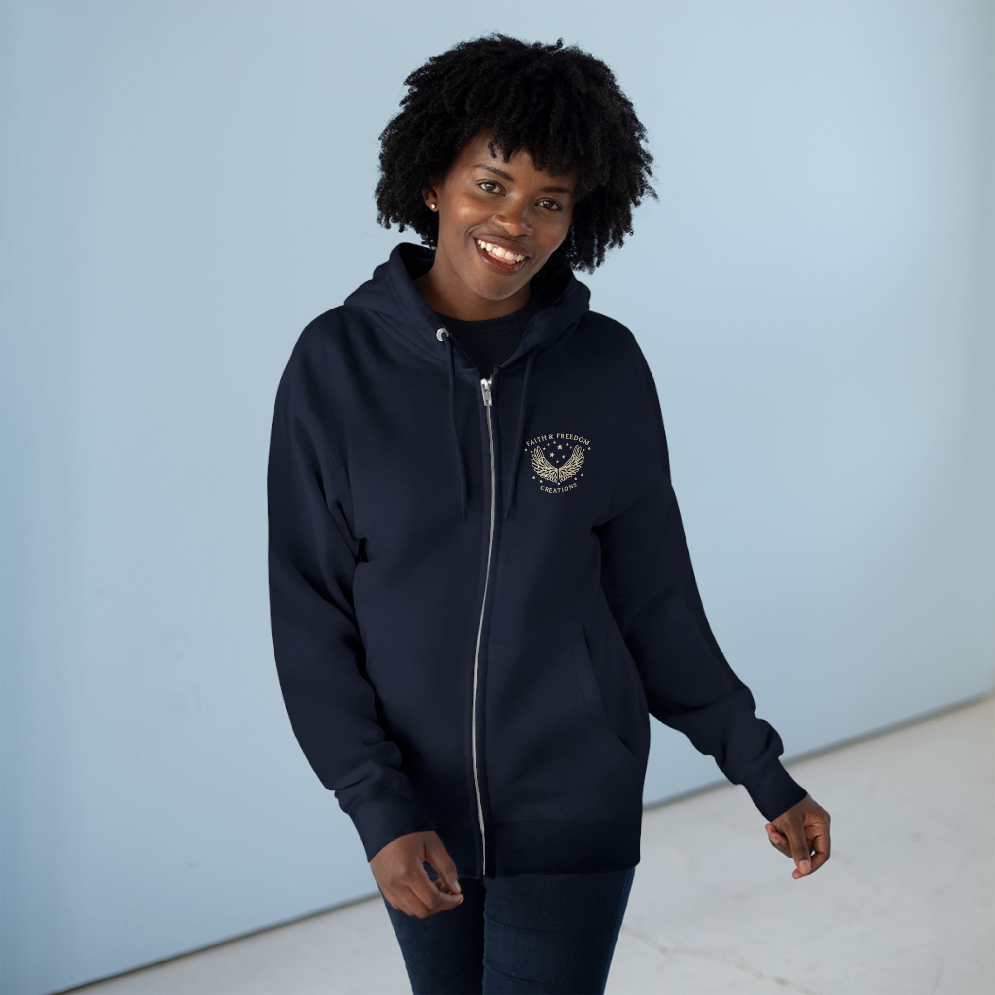 Vintage Lion Statue Zip Hoodie – “Surprising Daniel Lion Den Review” Christian Graphic Hoodie