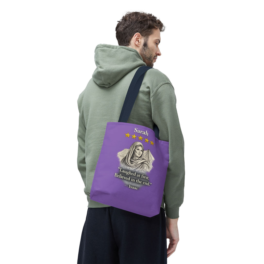 Sarah – Personalized Tote Bag | “Laughed at First. Believed in the End.” Review – Five-Star Faith Series