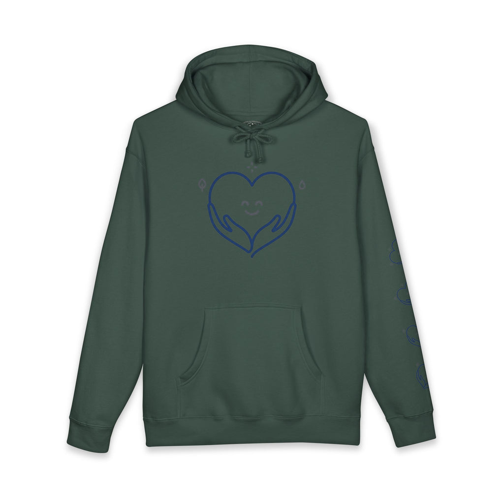 Kindness Changes Everything Hoodie – Heart Hands Graphic Inspirational Pullover