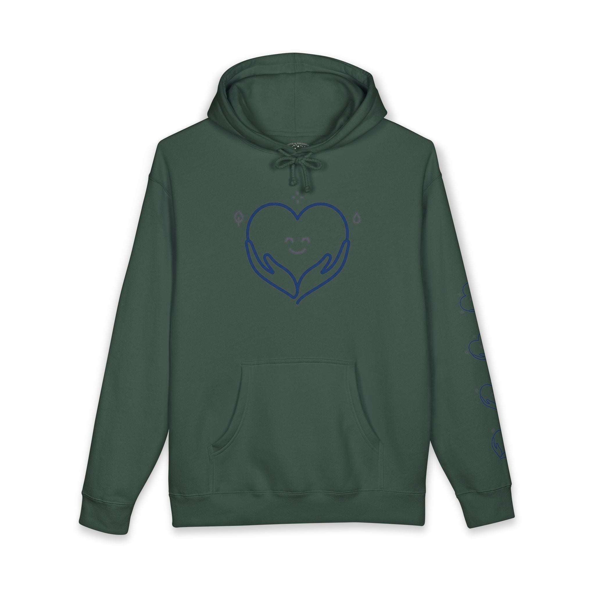 Kindness Changes Everything Hoodie – Heart Hands Graphic Inspirational Pullover