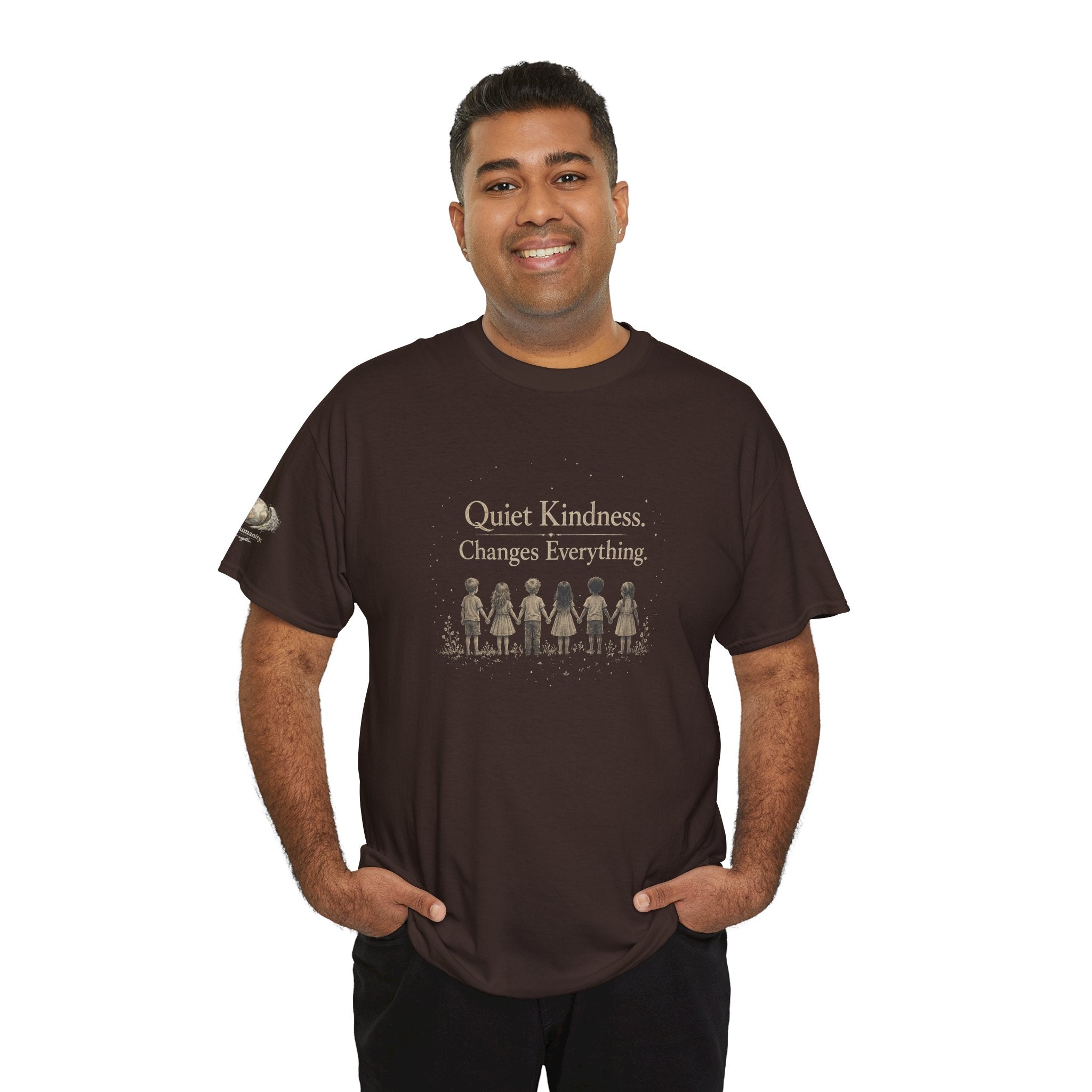 Kindness Graphic Tee – “Quiet Kindness Changes Everything” Inspirational T-Shirt