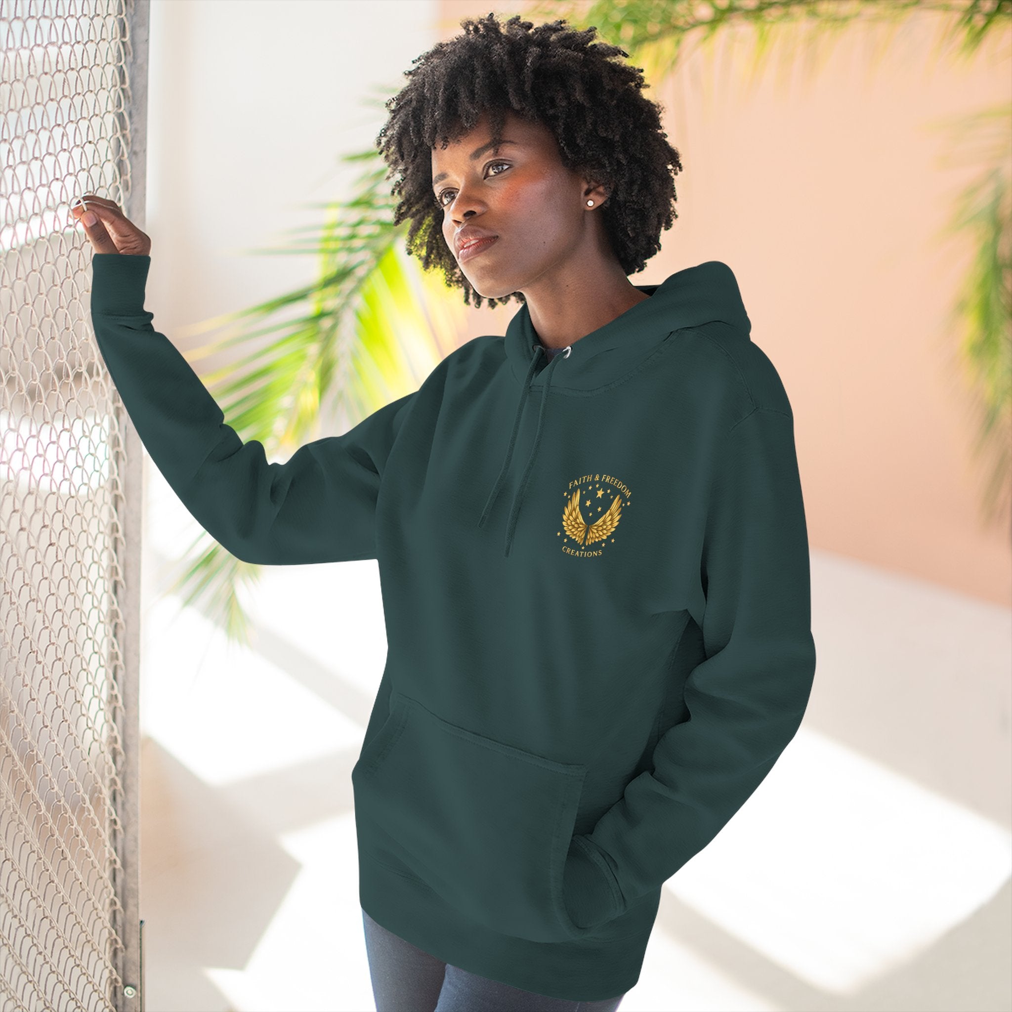 Delilah’s Salon – Hoodie | Vintage Review Graphic – Five-Star Faith Series