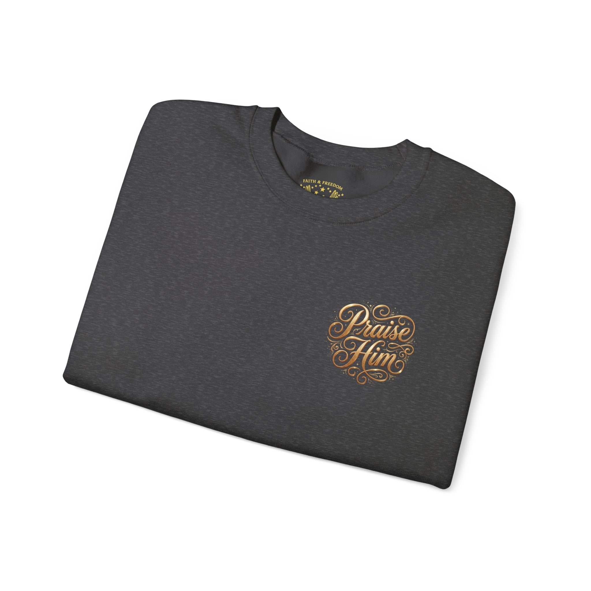 Praise Psalm 150 Sweatshirt | Christian Faith Crewneck Pullover | Inspirational Worship Apparel