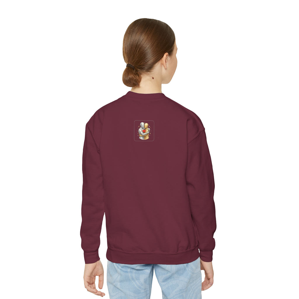 Kindness Changes Everything Youth Crewneck Sweatshirt – Inspirational Kids Pullove