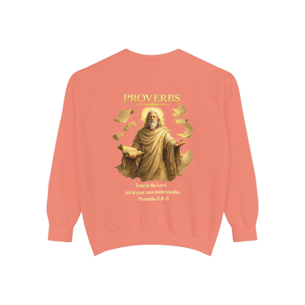 Proverbs Scripture Sweatshirt | Biblical Quote Christian Pullover | Inspirational Faith Crewneck