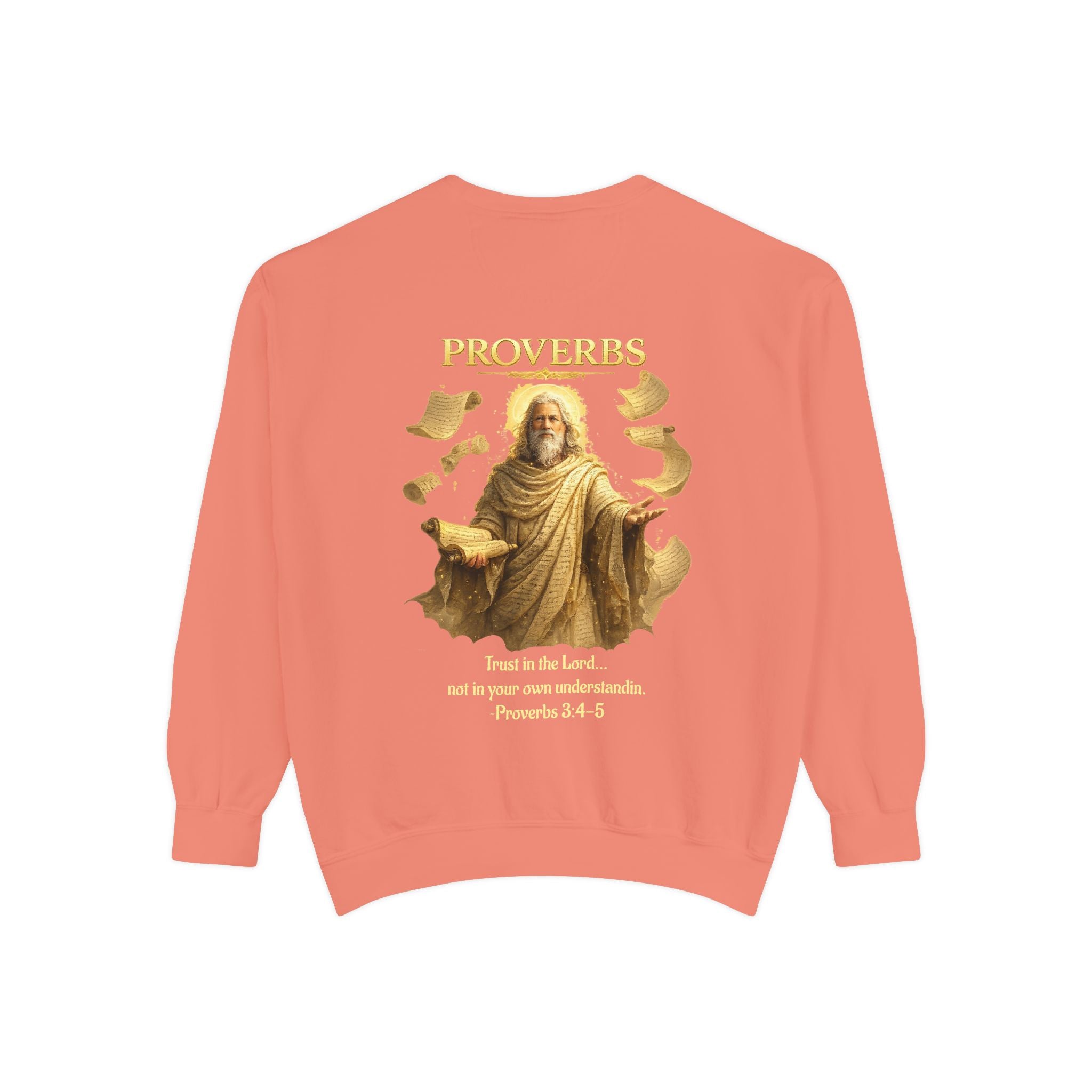 Proverbs Scripture Sweatshirt | Biblical Quote Christian Pullover | Inspirational Faith Crewneck