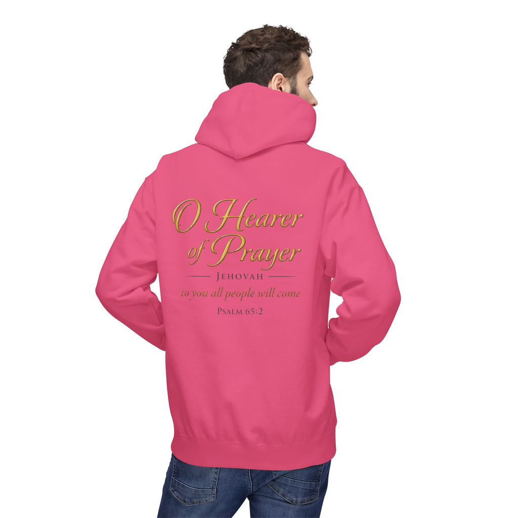 Prayer Hoodie – “O Hearer of Prayer” Psalm 65:2 Christian Pullover | Faith & Freedom Creations