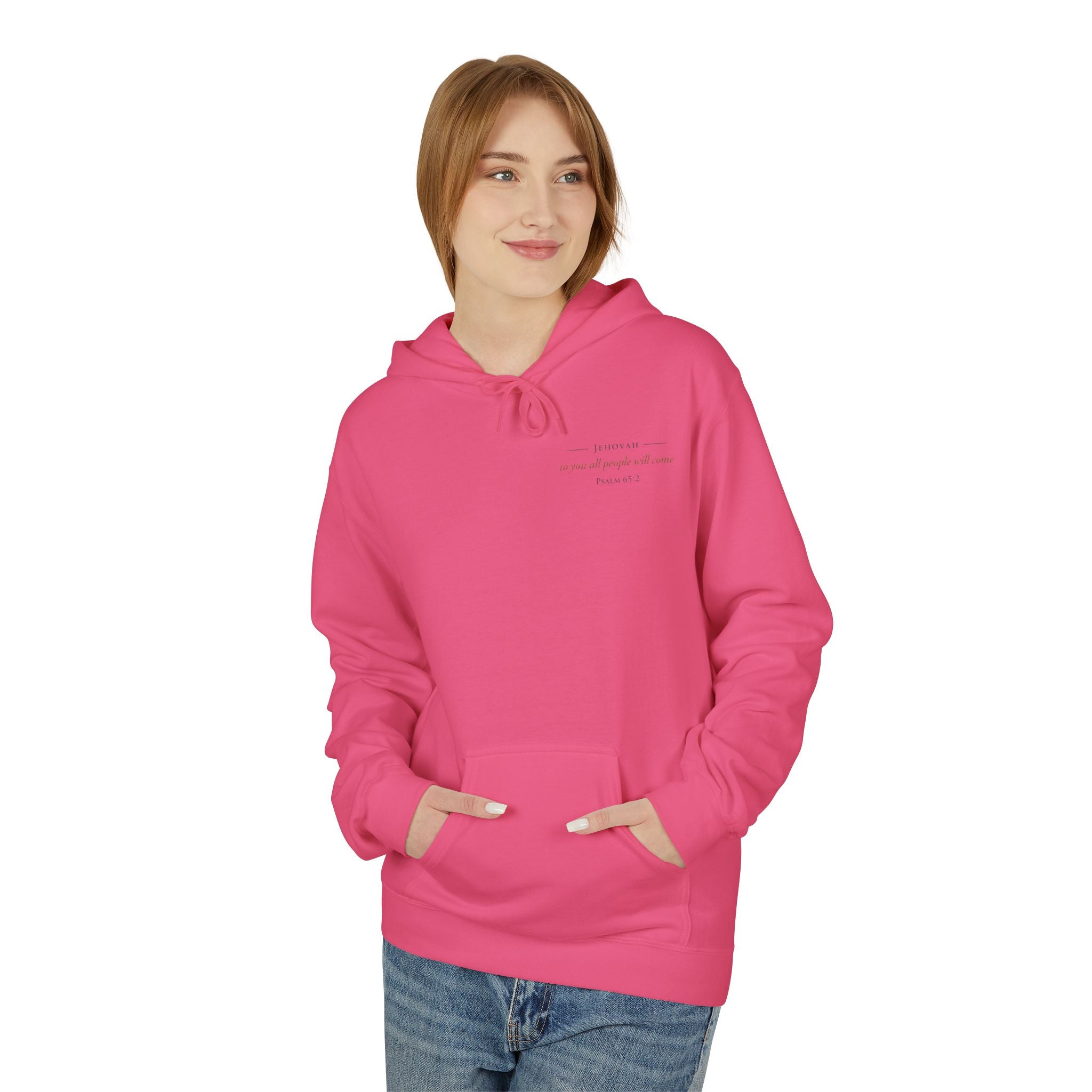 Prayer Hoodie – “O Hearer of Prayer” Psalm 65:2 Christian Pullover | Faith & Freedom Creations