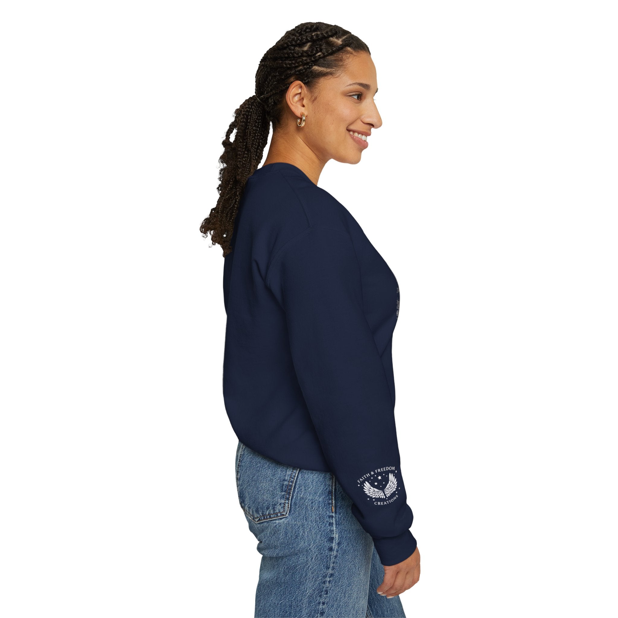 Tower of Babel – Crewneck Sweatshirt | “Review” Vintage Graphic – Five-Star Faith Series